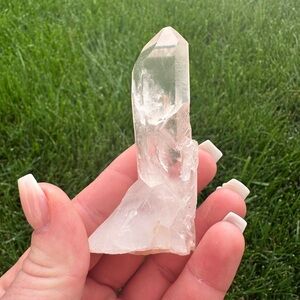 Clear Quartz Crystal Point - Translucent White From Madagascar